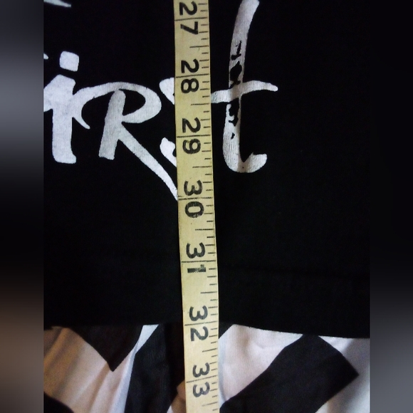 BLAC LABEL Gothic Graphic Embroidered Long Sleeve Exposed Hem Shirt Men's 4X Blk - Picture 14 of 14